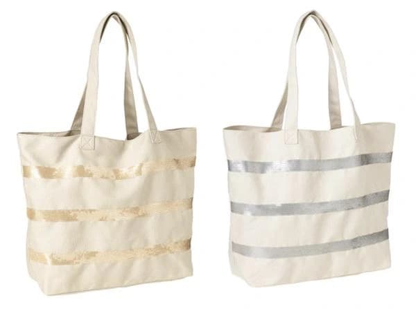 Stripe Canvas Tote